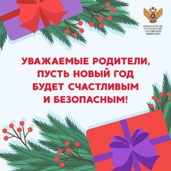 Пусть новый год будет счастливым и безопасным!
